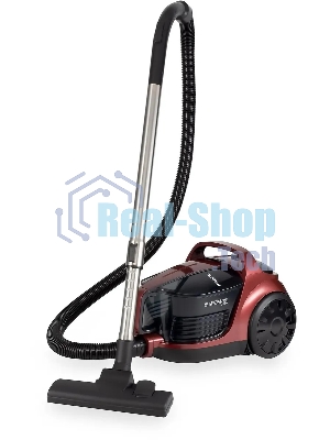 Пылесос Hyundai HYV-C2645 красный/черный, 380/2200 Вт, уборка сухая, пылесборник контейнер 4 л