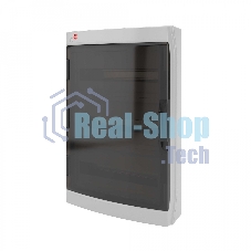 Щиток настенный с дверцей 54 мод.,IP65, серый, с клеммным блоком 63А