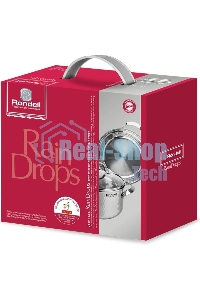 Кастрюля Rondell RainDrops RDS-1295 с/кр 24 см 5,6 л