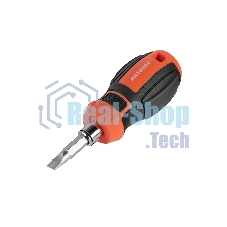 Отвертка Patriot с двусторонним стержнем, CR-V, PH2-SL6 x 38, двухкомпонентная рукоятка