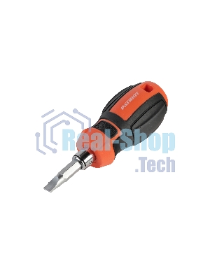 Отвертка Patriot с двусторонним стержнем, CR-V, PH2-SL6 x 38, двухкомпонентная рукоятка
