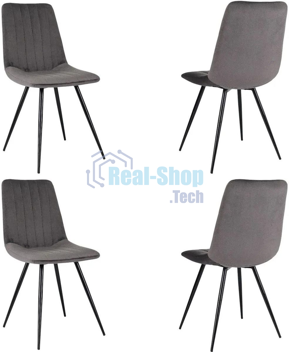 Стул для дома Бюрократ CH-K6_4 комплект 4 шт Holland 18 металл черный на ножках