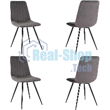 Стул для дома Бюрократ CH-K6_4 комплект 4 шт Holland 18 металл черный на ножках