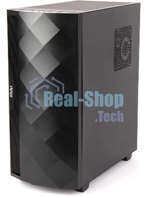 Компьютерный корпус Hiper DCB черный без БП ATX 1x120mm 1x140mm 1xUSB2.0 1xUSB3.0 audio bott PSU