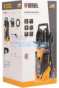 Моечная машина высокого давления Denzel R-165D, 2200 Вт, 165 бар, 58235