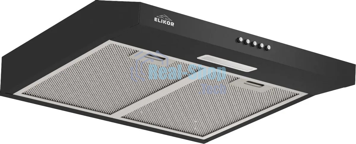 Вытяжка подвесная Elikor Eco ONE 50 BK чёрный, 50 см, 400 м³/ч, 51 дБ