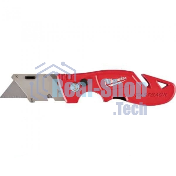 Нож строительный Milwaukee Fastback с отсеком для хранения лезвий (1 шт дисплей 6 шт)