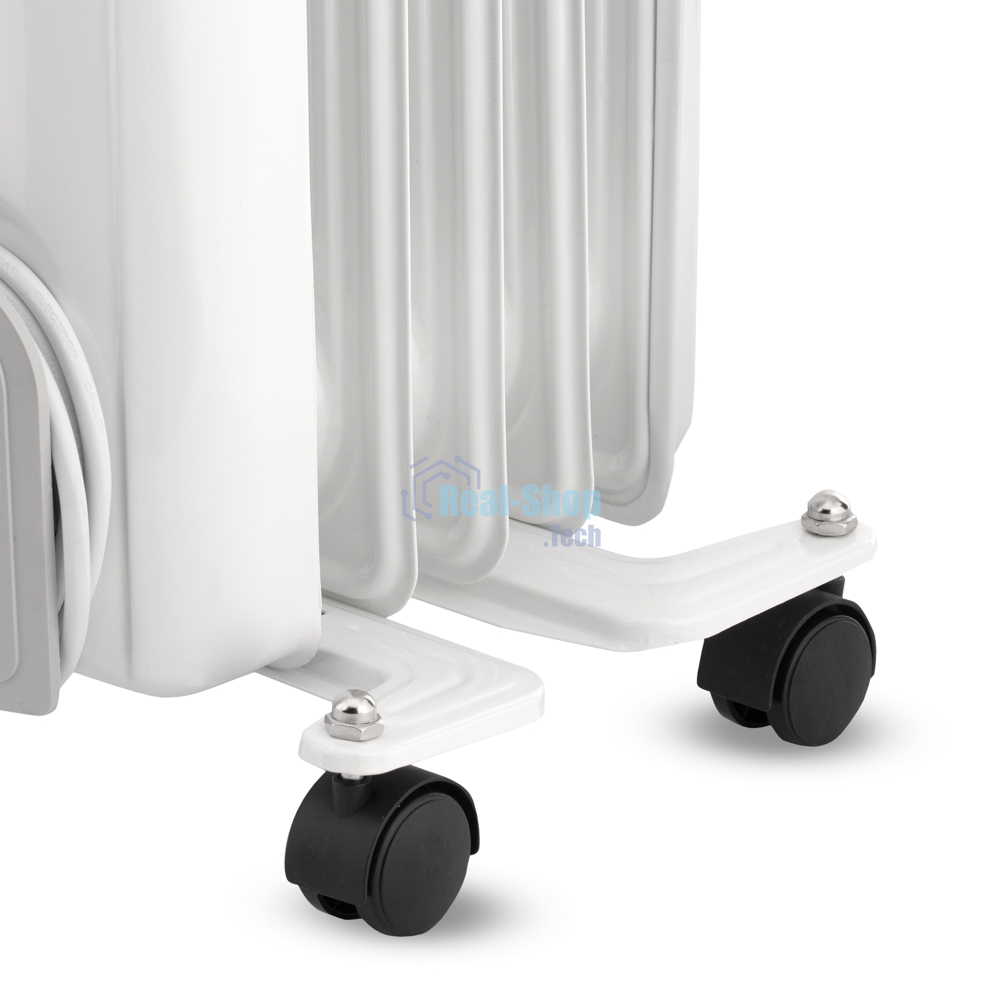 Обогреватель масляный Vitek VT-1707 W (5 секций) белый, 1000 Вт, 10 м2, термостат