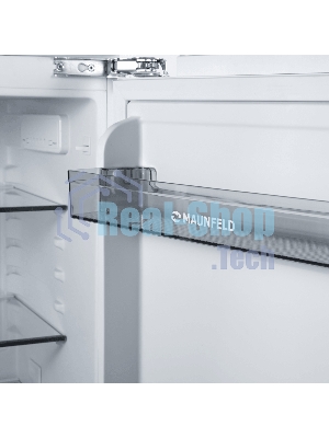 Встраиваемый холодильник Maunfeld MBL88SWGR Inverter белый однокамерный 135 л морозилка отсутствует, капельная система