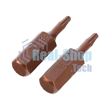 Бита EDGE by PATRIOT T8, сталь S2, длина 25 мм, 2шт в блистере