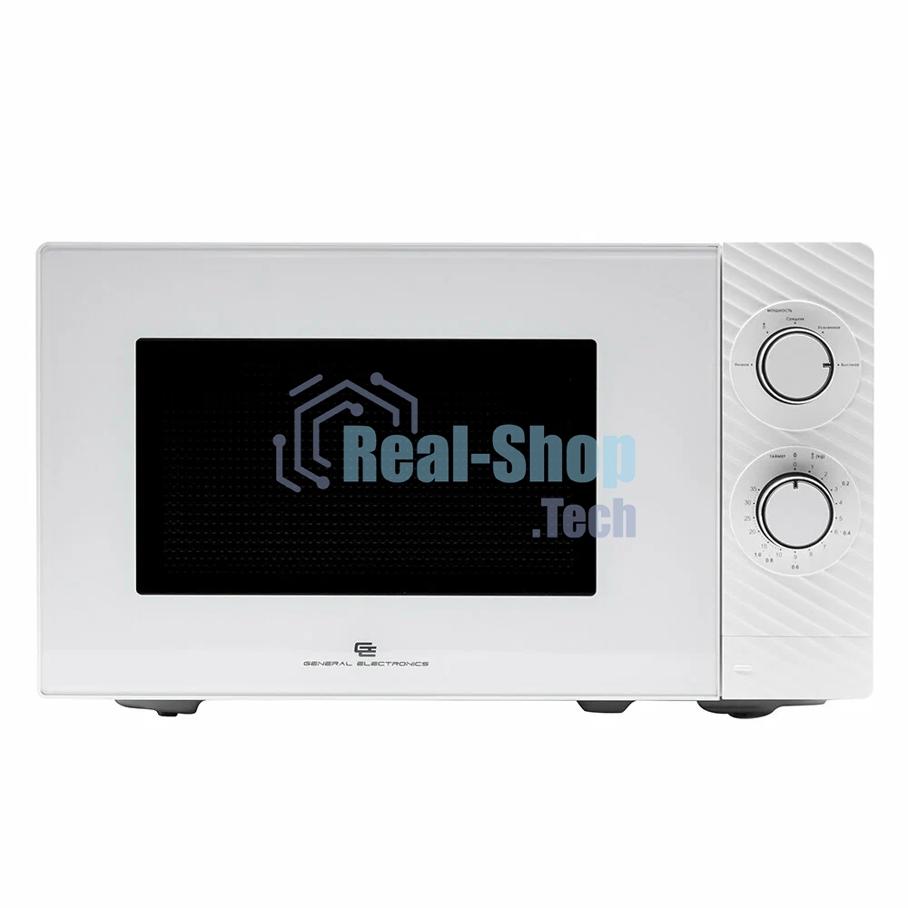 Микроволновая печь General Electronics 20L SOLO белая GE-MS120W 700W
