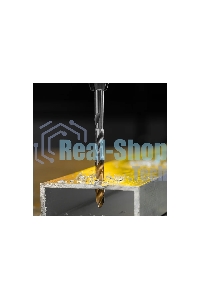 Сверло спиральное по металлу Denzel 5,5 x 93мм, Р6М5, Golden Tip