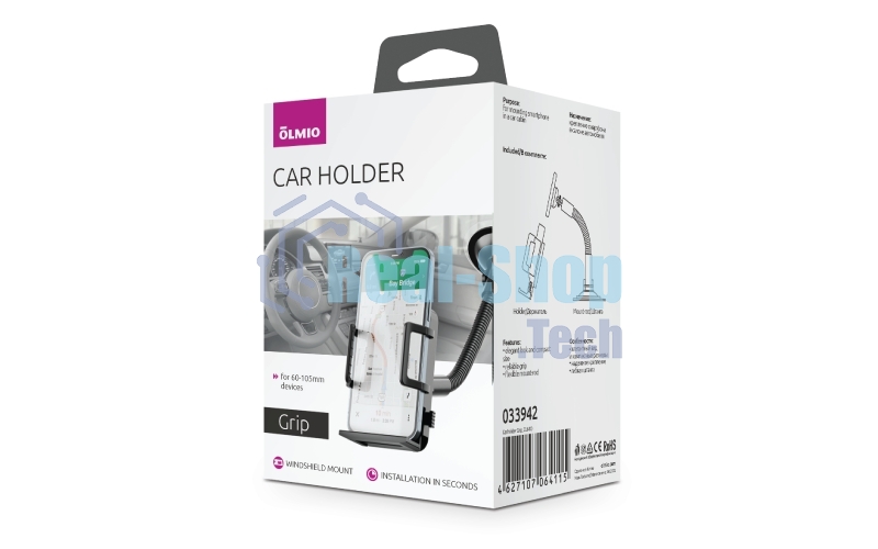 Держатель автомобильный для смартфонов OLMIO Grip