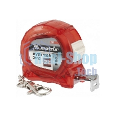 Рулетка Compact, 2 м x 16 мм, компактный размер, карабин-держатель, PRO Matrix