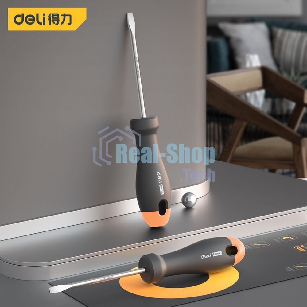 Отвертка шлицевая Home Series Gray