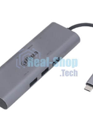 USB-концентратор Dahua 8 in 1 USB 3.1 Type-C to USB 3.0 + HDMI + RJ45 + SD/TF + PD Docking Station
