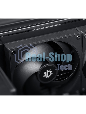 Вентилятор для корпуса ID-Cooling AS-120-K черный, 120 мм, 2000 об/мин, 27.2 дБ, 4 pin