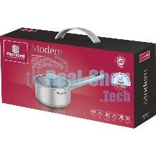 Ковш Rondell Modern RDS-1745, 0.9 л, с крышкой, сталь