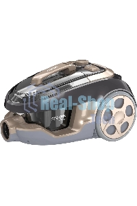 Пылесос Hyundai HYV-C3550 золотистый/темно-коричневый, 380/2220 Вт, уборка сухая, пылесборник контейнер 2,5 л