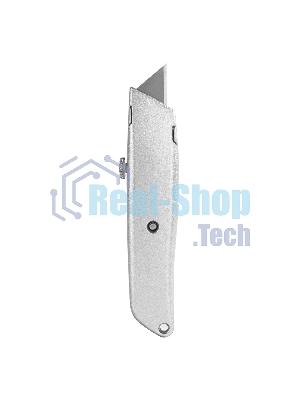 Универсальный нож с Т-образным лезвием Deli DL4260 19 мм, длина 153 мм, в комплекте 3 лезвия SK5, алюминиевый корпус