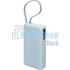 Портативный аккумулятор со встроенным кабелем Xiaomi 67W Power Bank 20000 (Integrated Cable) Ice Blue (BHR08O8GL)
