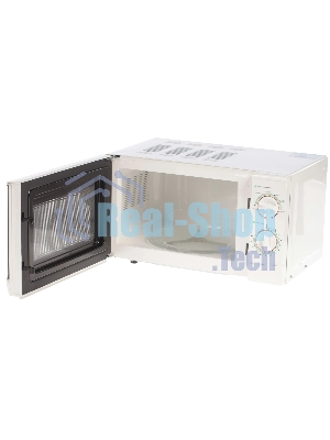 Микроволновая печь Mystery MMW-2012 белый, 20 л, 800 Вт, переключатели - поворотный механизм