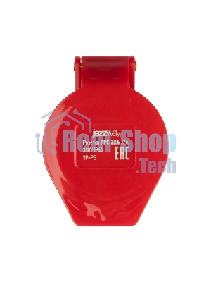 Розетка переносная PPC 224 3Р+РЕ 32А 380В IP44 Jazzway