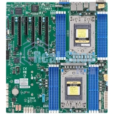 Материнская плата серверная SuperMicro H12DSI-N6-B, сокет SP3, 16xDDR4, 6xPCIe 4.0 x16, 10xSATA, M.2, 2xGigabit Ethernet, 2xUSB 2.0, 2xUSB 3.0, VGA, 24-pin, eATX