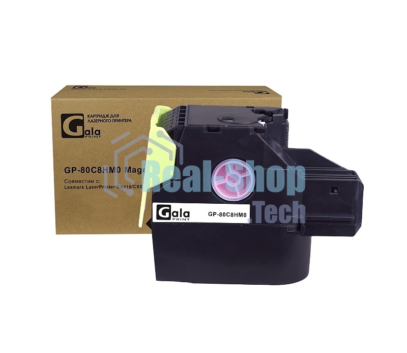 Картридж лазерный GalaPrint GP-80C8HM0 Magenta (3000 стр) для Lexmark LaserPrinter CX410/CX510