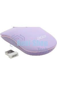 Комплект клавиатура + мышь Acer OCC205 беспроводной USB, 1200 dpi, фиолетовый