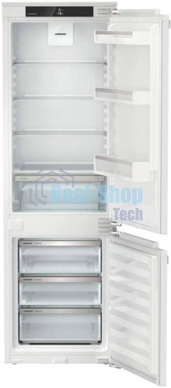 Встраиваемый холодильник Liebherr ICf 5103 белый двухкамерный 190/83 л морозилка снизу, капельная система