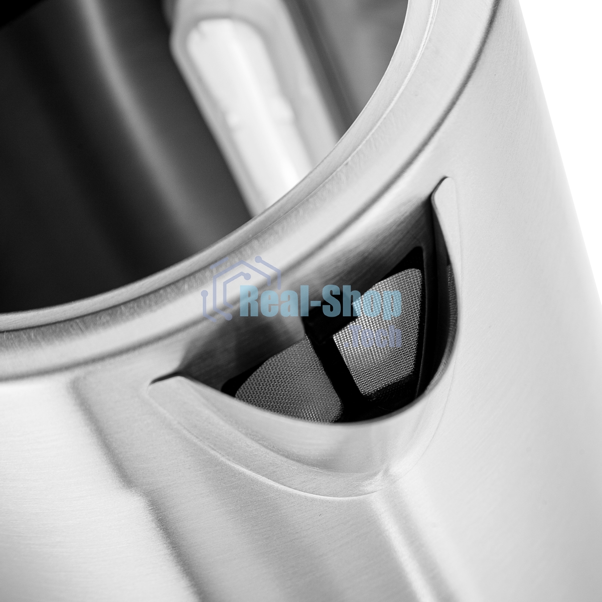 Чайник электрический BRAYER BR1060 2200 Вт, 1,7 л, стальной/черный