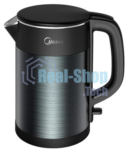 Чайник электрический Midea 1.5л, 2200Вт, черный