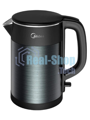 Чайник электрический Midea 1.5л, 2200Вт, черный