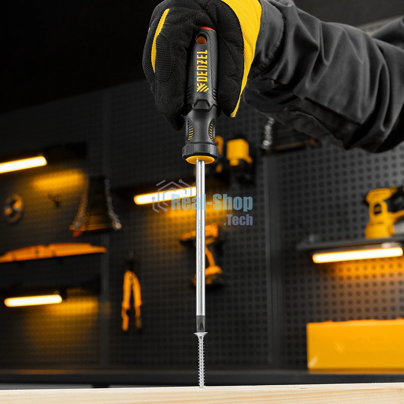 Отвертка Denzel PH3х150 мм, S2, 3к рукоятка