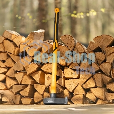 Колун-кувалда Denzel 3000 г, кованая, фибергласовая рукоятка c TPR покрытием, 880 мм