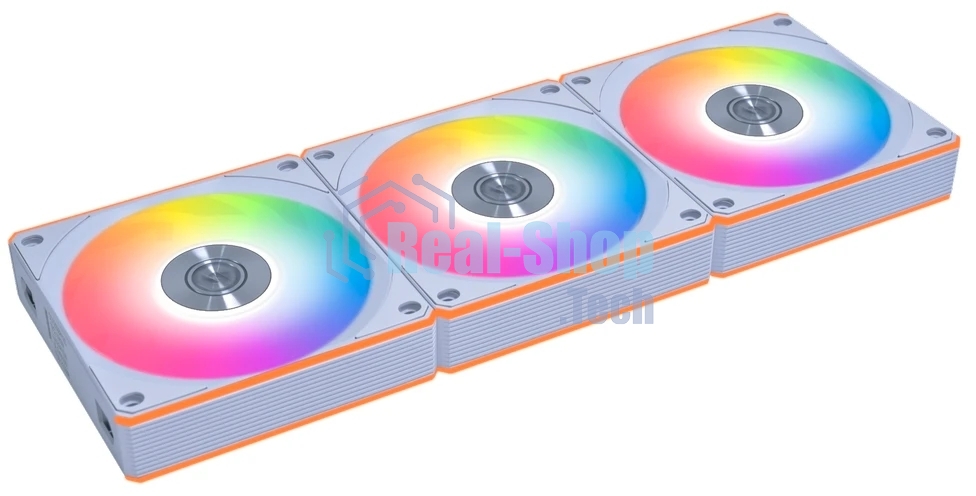 Вентилятор для корпуса Lian-Li Uni Fan CL Wireless 120 ARGB 124х120x28 белый 4-pin 29.8дБ (упак.:3шт) (G99.12CL1W3W.R0) Ret