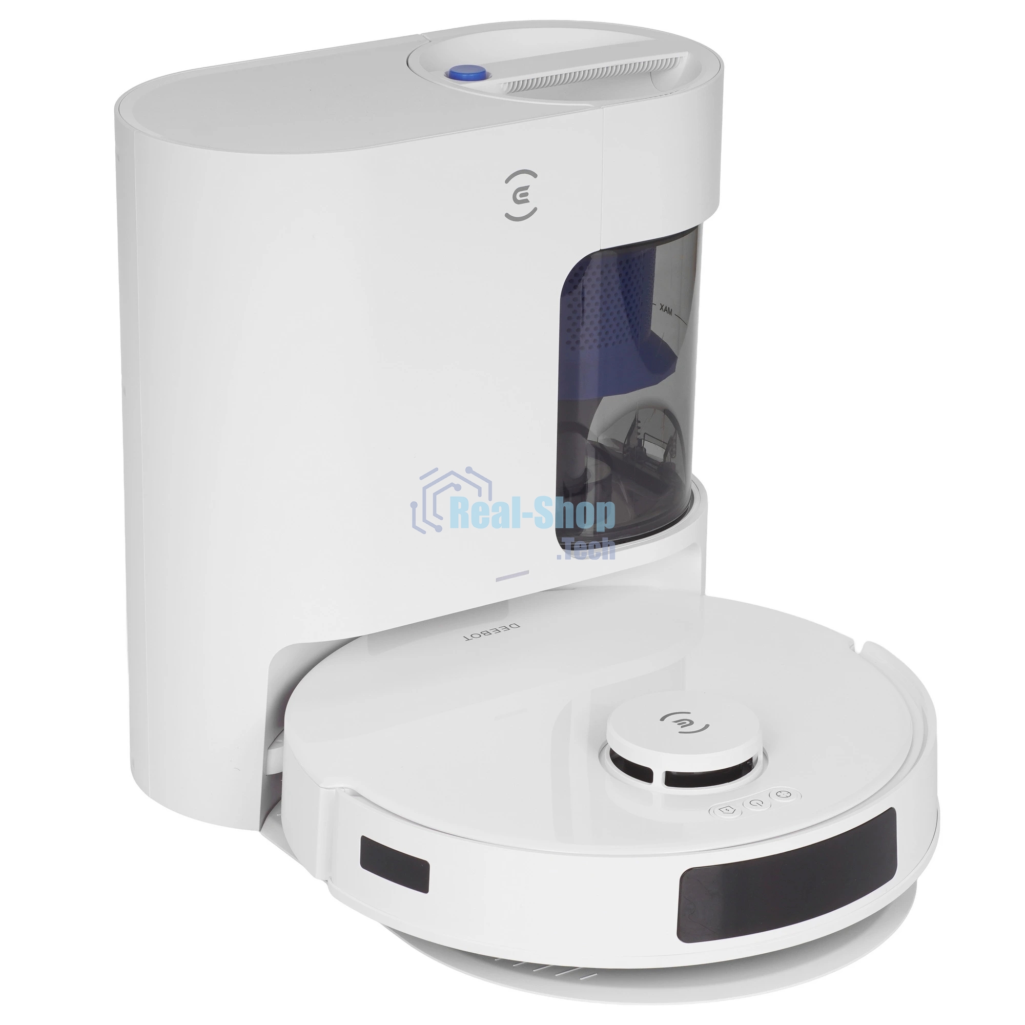 Робот-пылесос Ecovacs Deebot N20 PRO PLUS белый, 5200 мА*ч Li-Ion, уборка влажная/сухая, пылесборник контейнер 0,4 л