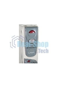 Обогреватель масляный EUROLUX ОМ-EU-9НВ (9 секций) белый, 2400 Вт, 30 м2, термостат 67/3/17