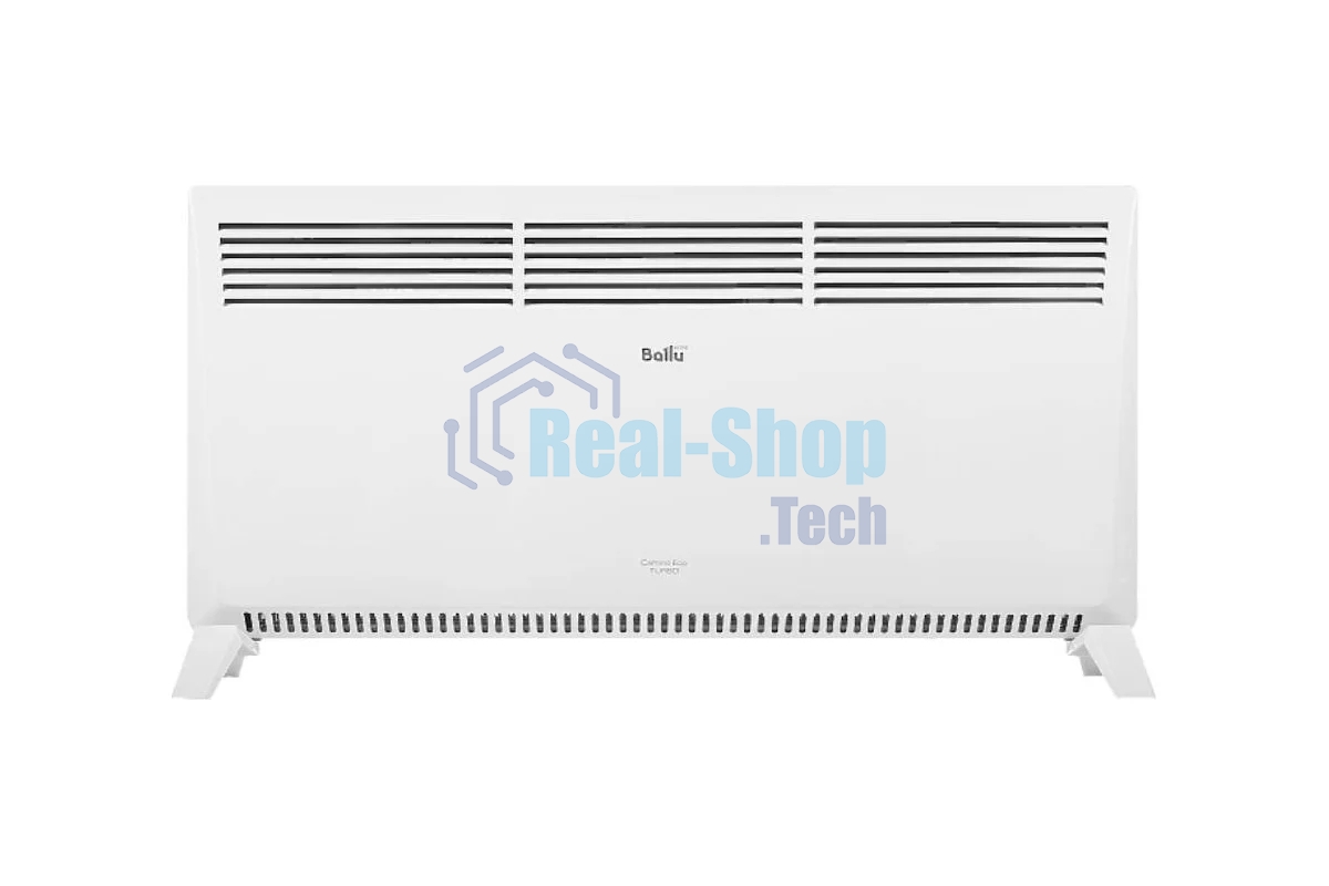 Конвектор Ballu Camino Eco Turbo BEC/EMT-2500 белый, 2500 Вт, 30 м2, термостат