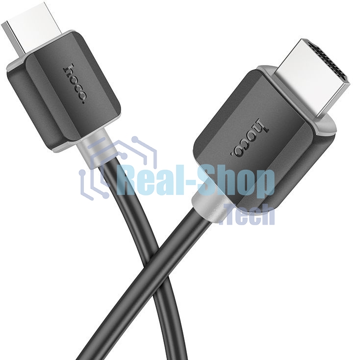 Кабель Hoco US08 ver2.0 HDMI (m) HDMI (m) 2м черный (пакет)
