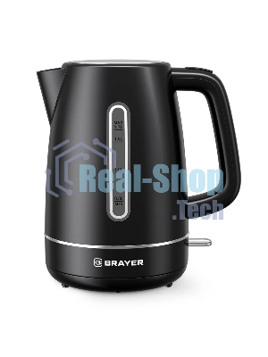 Чайник электрический BRAYER BR6103BK 2200Вт, 1.7л, черный