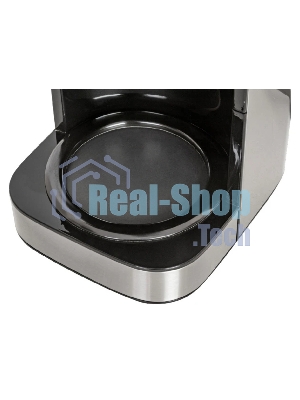 Кофеварка капельная Pioneer CM052D серебристый/черный, исп. кофе - молотый, 1.5 л, 900 Вт