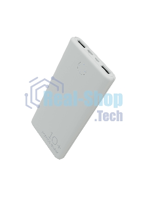 Портативный аккумулятор More choice (4610196408694) PB11-10 White 10000mAh 2USB