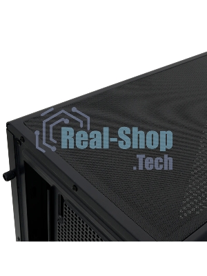 Компьютерный корпус HSPD F710, Panoramic Mid Tower, черный, TG, 0.5 SPCC, 3x120мм ARGb E-ATX, ATX, mATX, mITX 185/395/270мм 2x2.5