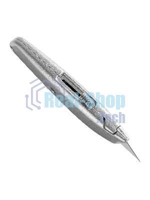 Универсальный нож с Т-образным лезвием Deli DL4260 19 мм, длина 153 мм, в комплекте 3 лезвия SK5, алюминиевый корпус