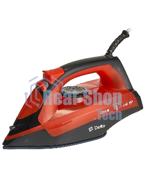 Утюг Delta DL-755 черный/оранжевый, 2200 Вт, 23 г/мин, 125 г/мин, 250 мл