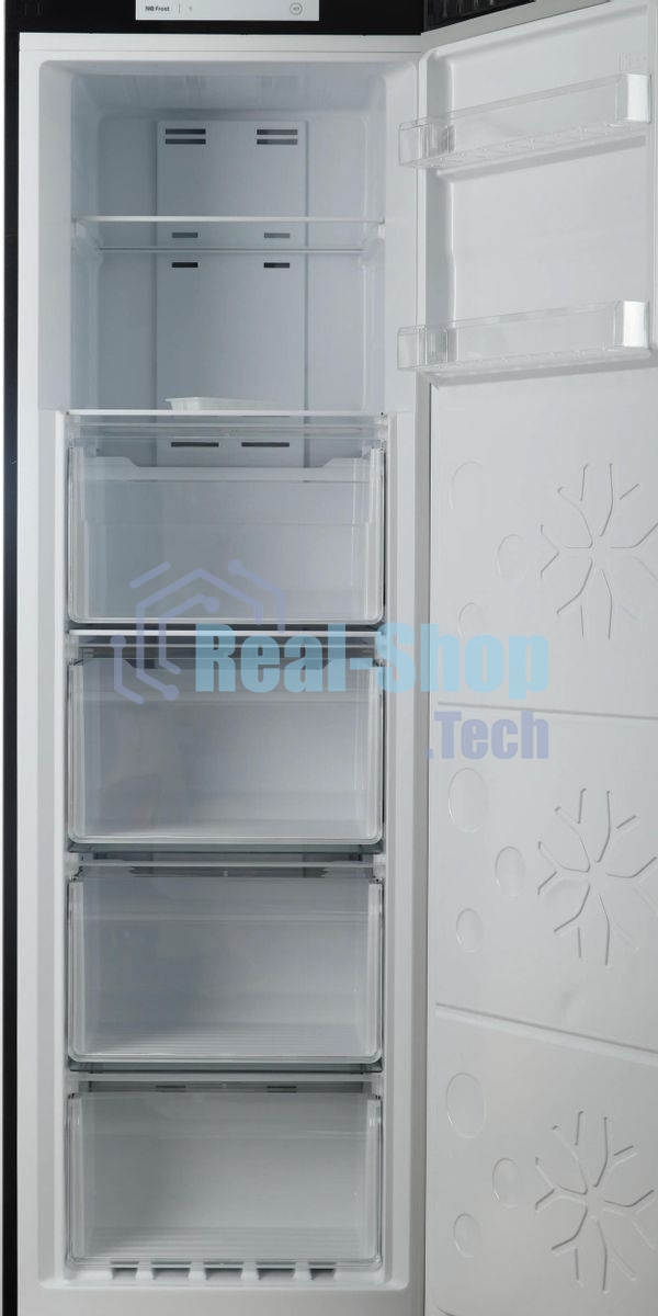 Морозильная камера Maunfeld MFFR170SB, черный, 206л, 4 ящика, 2 полки