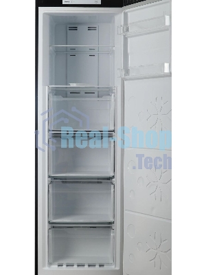 Морозильная камера Maunfeld MFFR170SB, черный, 206л, 4 ящика, 2 полки