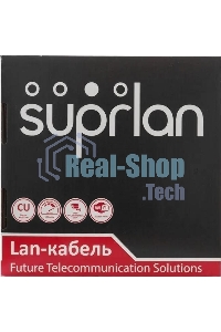 Кабель информационный Suprlan Premium 01-0307-1, cat.5e U/UTP 4 пары 24AWG LSZH, универсальный, 305м, серый
